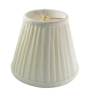 Empire Lampshade with Anna Rayon cloth Brass Trim